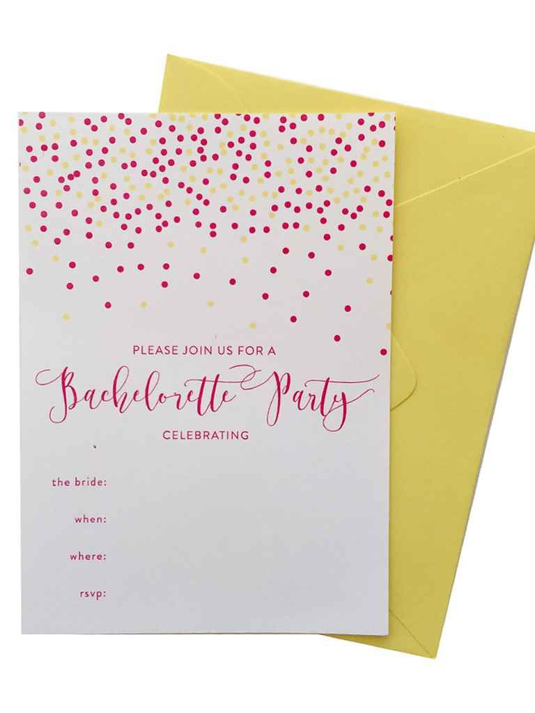 14 Diyable Bachelorette Party Invitation Templates Bachellorate with sizing 768 X 1024