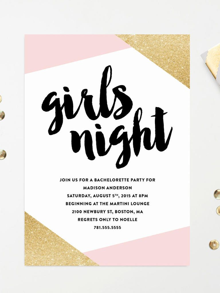 14 Diyable Bachelorette Party Invitation Templates Diy Details for measurements 768 X 1024