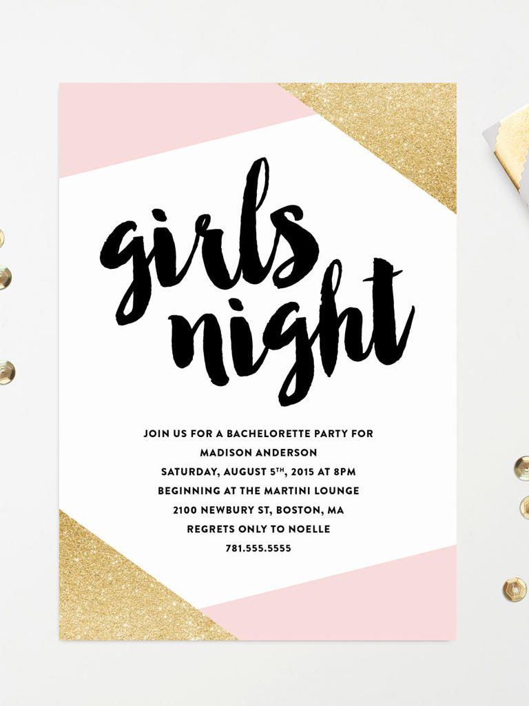 14 Diyable Bachelorette Party Invitation Templates Diy Details pertaining to proportions 768 X 1024