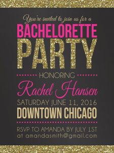 14 Diyable Bachelorette Party Invitation Templates I Do intended for sizing 768 X 1024