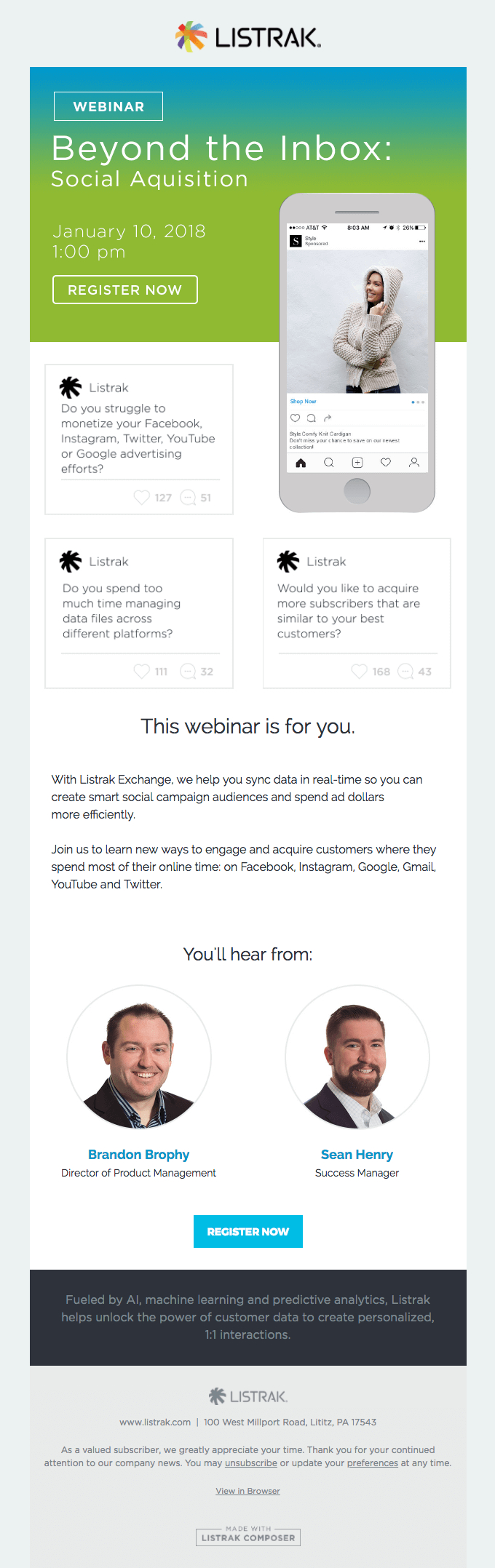 14 Webinar Invitation Email Examples Email Sequence Included in dimensions 680 X 2155