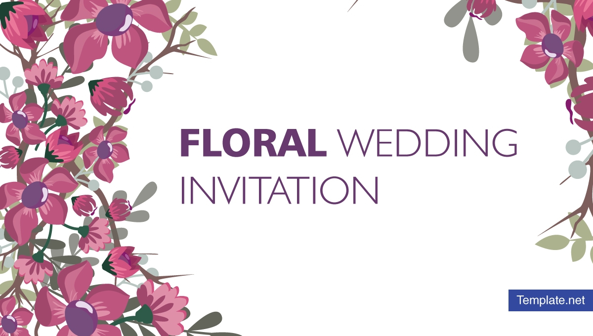 15 Floral Wedding Invitation Designs Templates Psd Ai Free regarding dimensions 1200 X 680