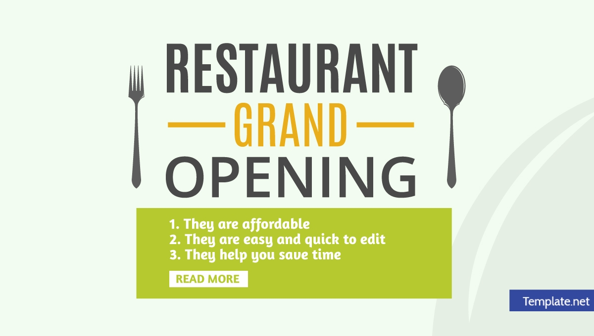 Restaurant Grand Opening Invitation Templates • Business Template Ideas