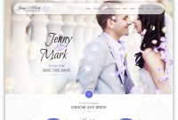 16 Beautiful Html Wedding Website Templates 2019 Colorlib pertaining to proportions 1100 X 858