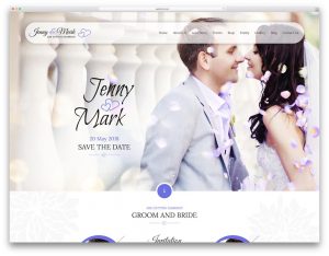 16 Beautiful Html Wedding Website Templates 2019 Colorlib pertaining to proportions 1100 X 858