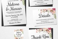 16 Printable Wedding Invitation Templates You Can Diy Diy Details within size 768 X 1024