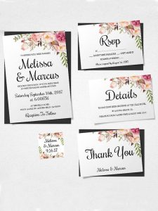 16 Printable Wedding Invitation Templates You Can Diy Diy Details within size 768 X 1024