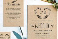 16 Printable Wedding Invitation Templates You Can Diy Wedding for measurements 768 X 1024