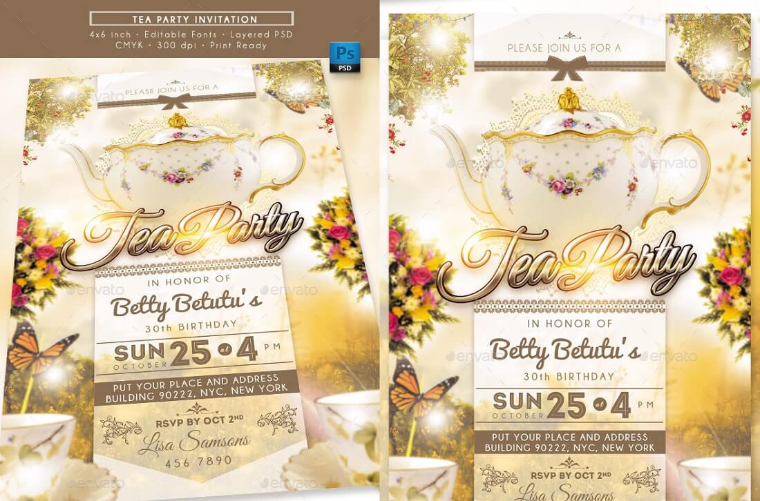 17 Best Editable Party Invitation Templates In 2017 Colorlib inside measurements 1100 X 726