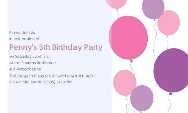 17 Free Printable Birthday Invitations pertaining to dimensions 1160 X 836