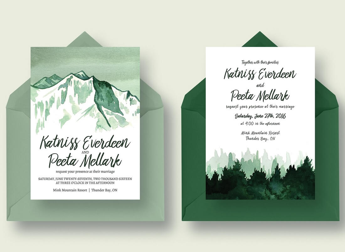 18 Gorgeous Invitation Templates For Weddings 2019 Colorlib for dimensions 1100 X 804