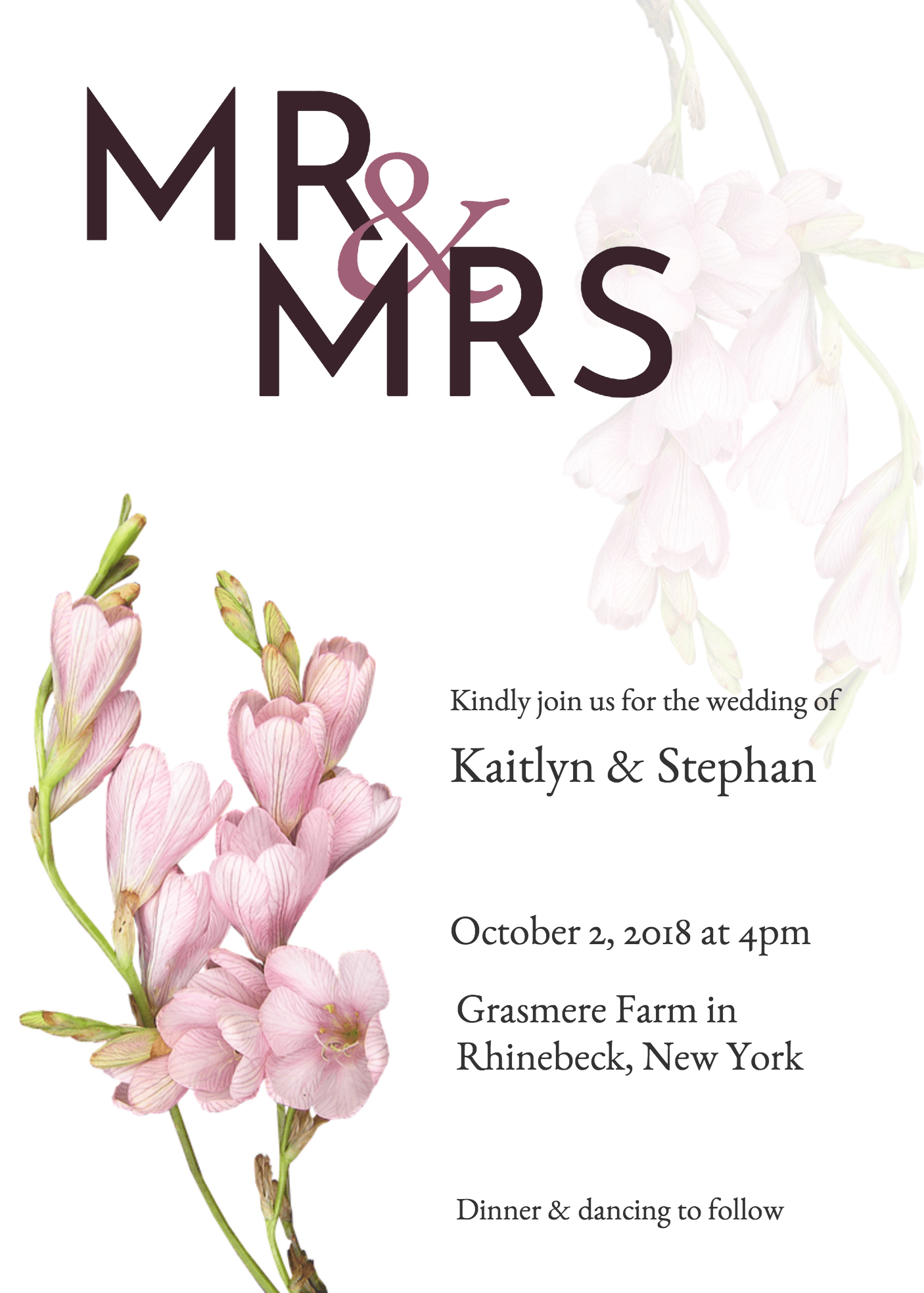 19 Diy Bridal Shower And Wedding Invitation Templates Venngage intended for dimensions 1406 X 1968