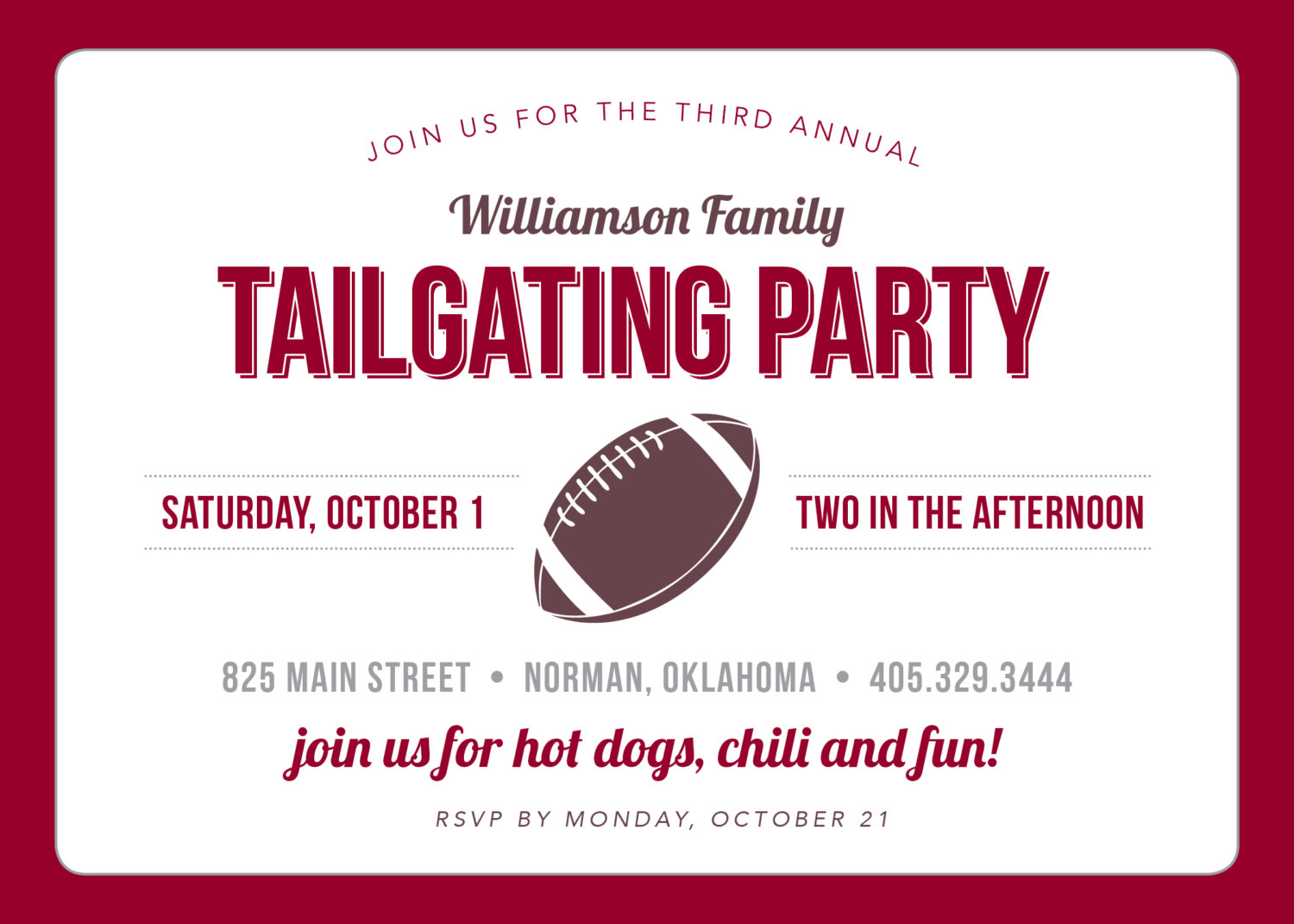 19 Images Of Tailgate Party Invitation Free Template Libchen intended for sizing 1500 X 1071