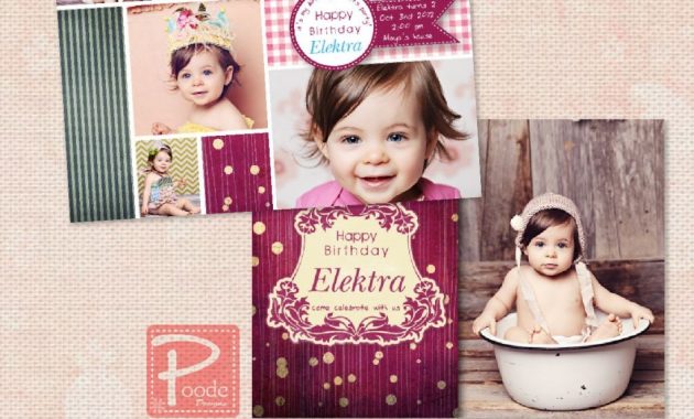 1st Birthday Invitation Templates Photoshop Places To Visit 1st with regard to dimensions 1024 X 1024