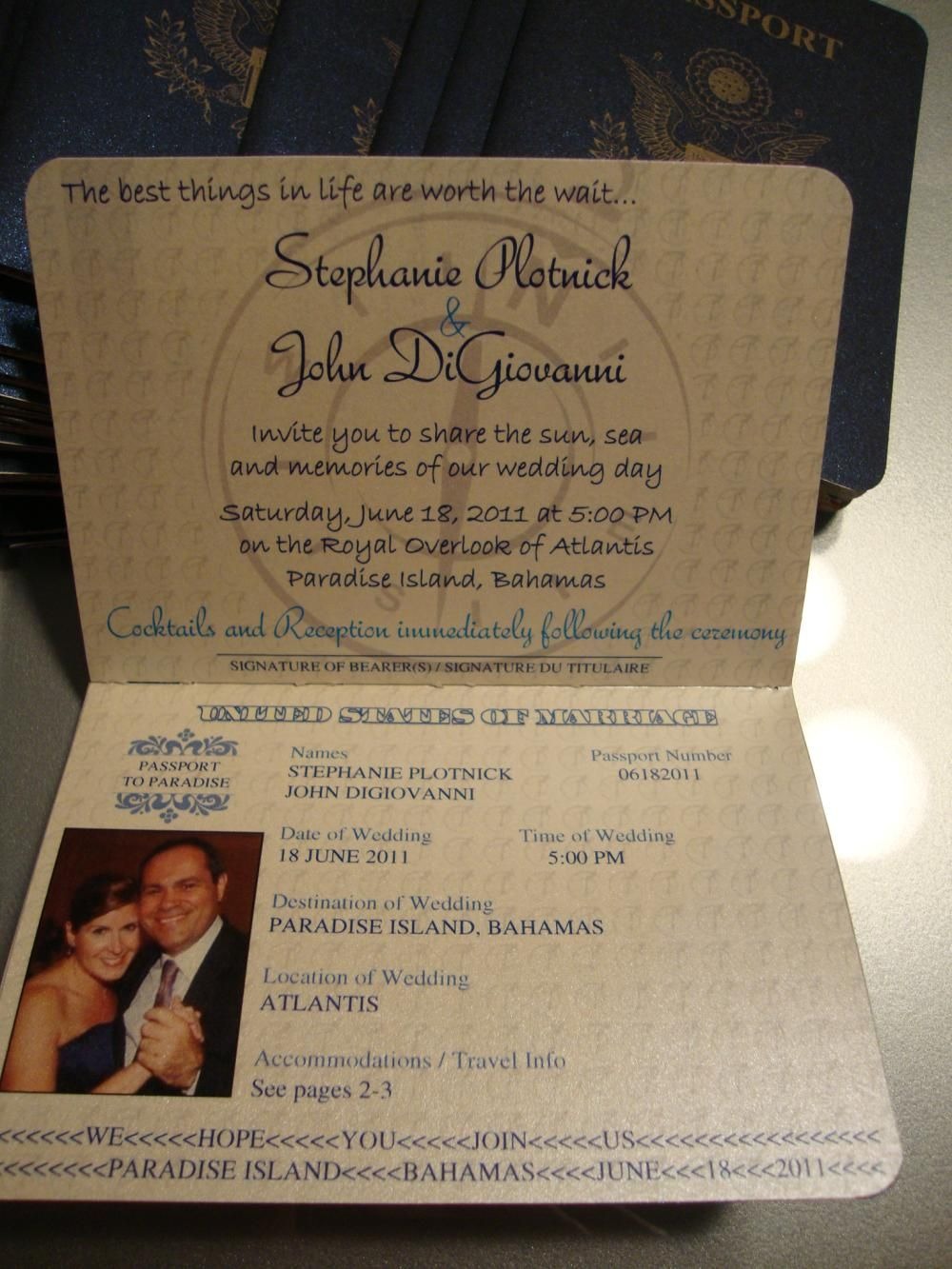 1st Page Of Passport Invite My Official Wedding Decore Ideas In in proportions 1000 X 1333
