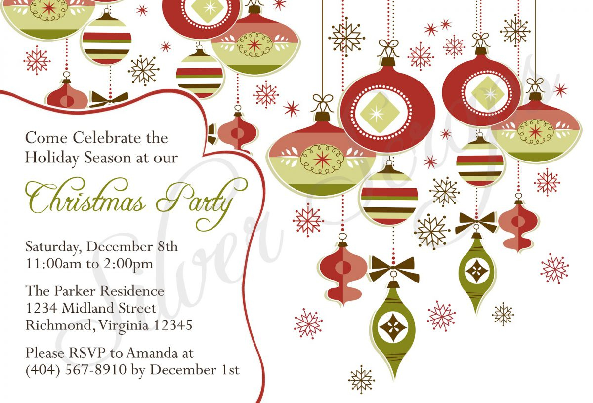 20 Free Holiday Party Invitations Templates Hardbreakersthemovie with proportions 1200 X 816