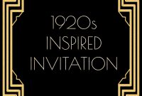 20s Years Cabaret Photos Use This 1920s Inspired Invitation pertaining to proportions 1800 X 2700