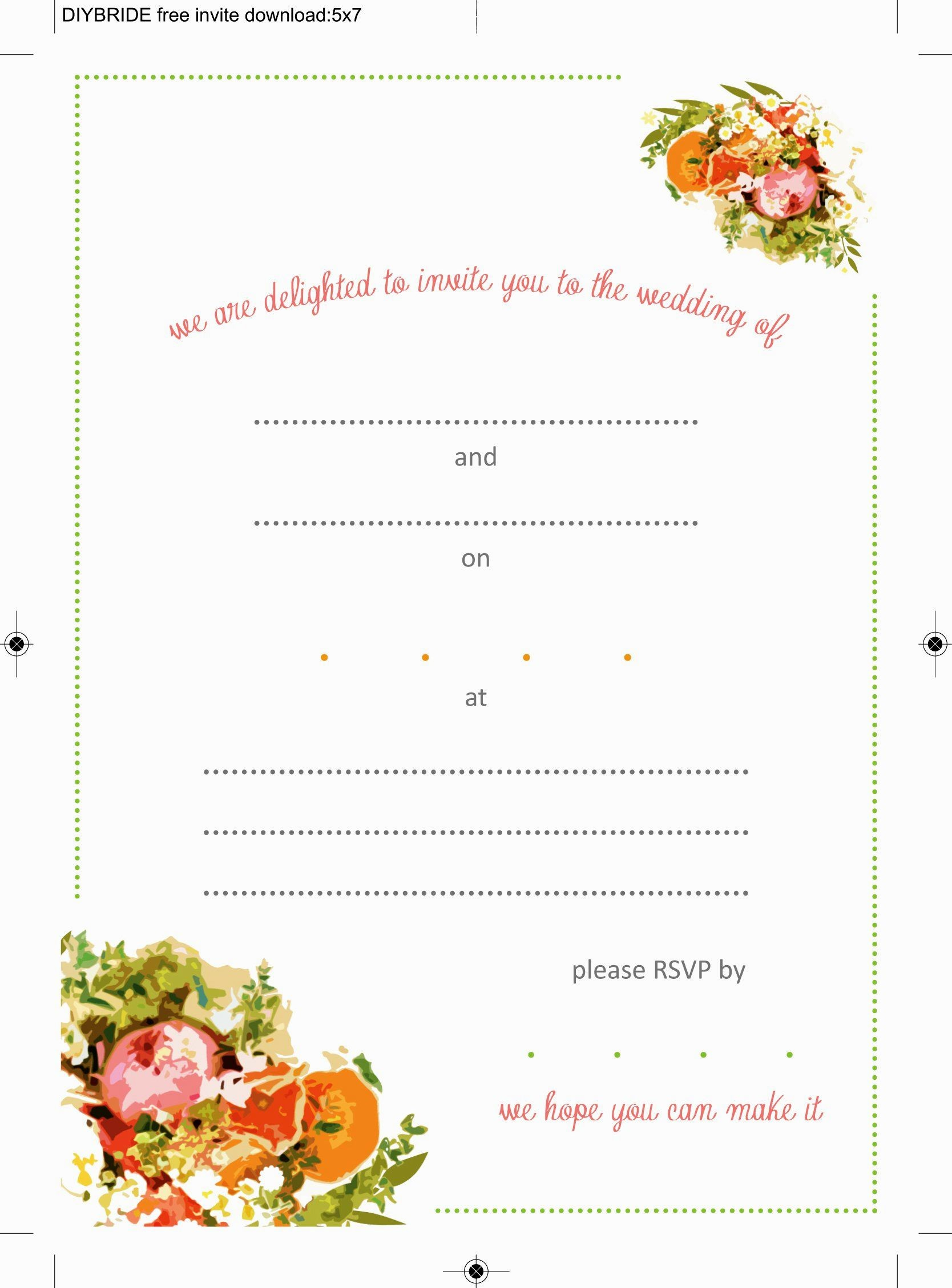 21 Make An Blank Invitation Template Word Photo For Blank Invitation intended for size 1668 X 2258