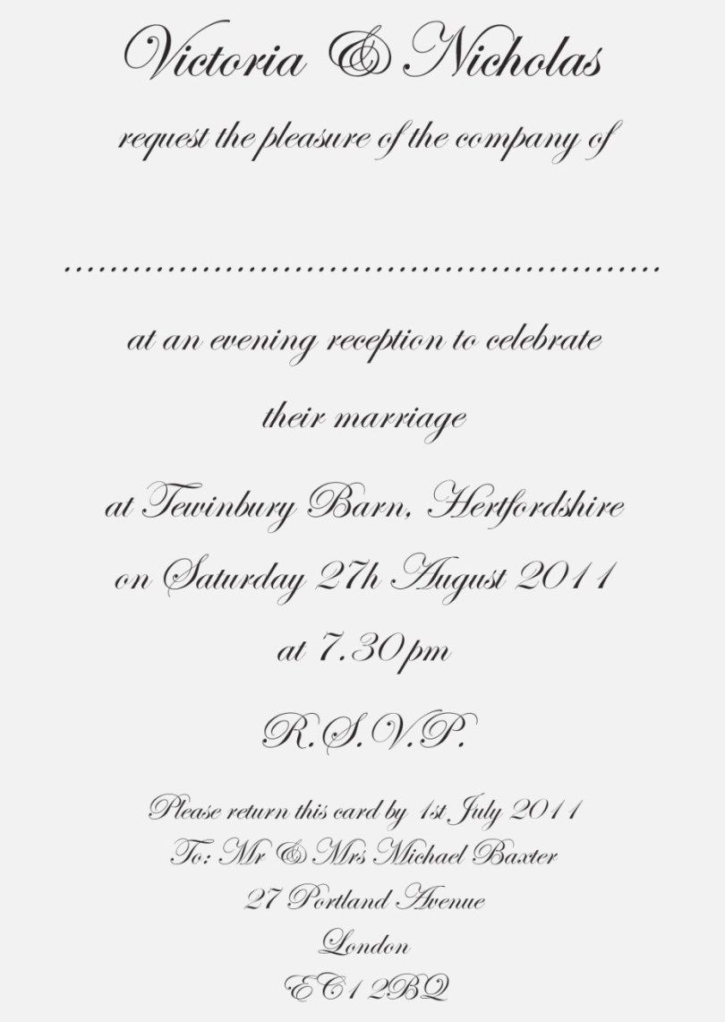 24 Amazing Picture Of Wedding Invitations Text Wedding Invitation inside dimensions 810 X 1141