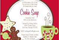 27 Images Of Cookie Swap Party Invitations Free Template Unemeuf in sizing 1600 X 1236