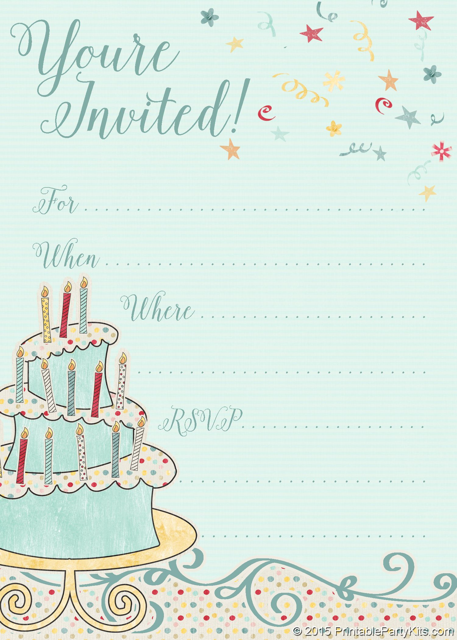 28 Create Custom Online Birthday Invitation Template Customize For within size 1500 X 2100