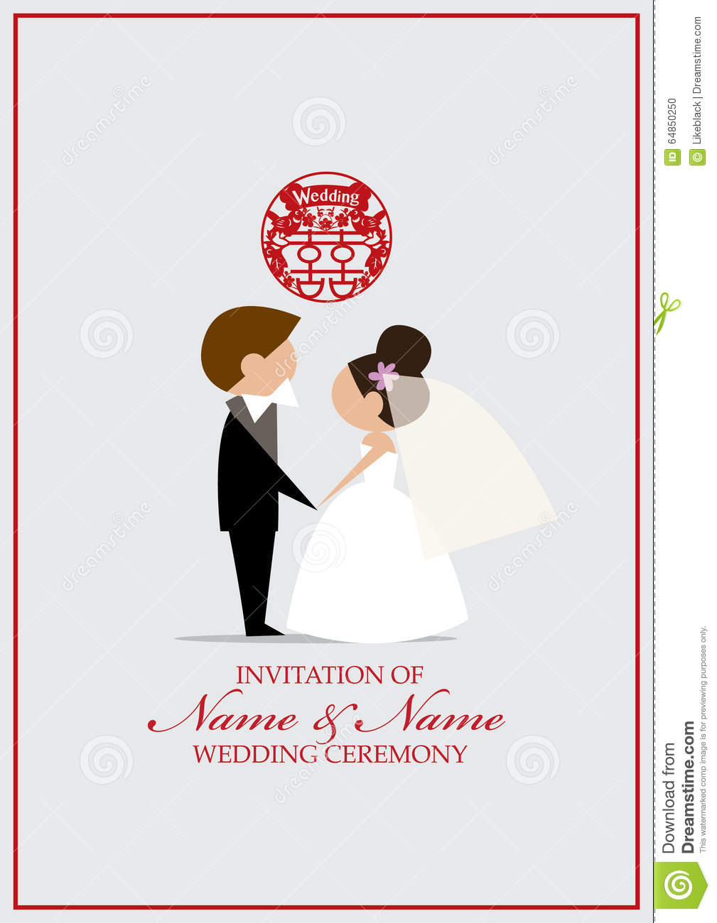 28 Customize Our Easy To Use Chinese Wedding Invitation Template for proportions 1009 X 1300