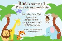 29 Create Amazing Birthday Invitation Template Jungle Theme Examples for proportions 1600 X 1067