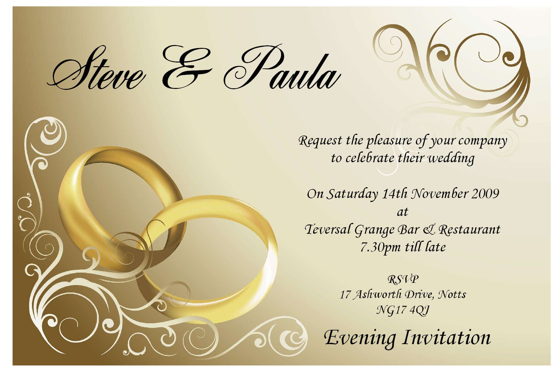 30 Customize Our Easy To Use Example Of Engagement Invitation Card intended for measurements 1800 X 1200