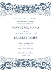 30 Free Wedding Invitations Templates 9817 Free Printable pertaining to dimensions 1000 X 1400