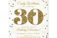 30th Birthday Invitations Templates Free Printable Birthday in dimensions 2175 X 2175