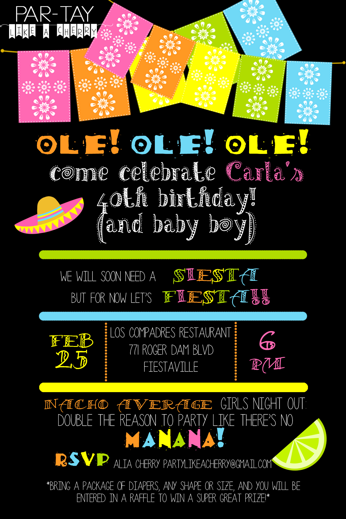 32 Create Your Own Party Invitation Template Mexican Photos With within size 1200 X 1800