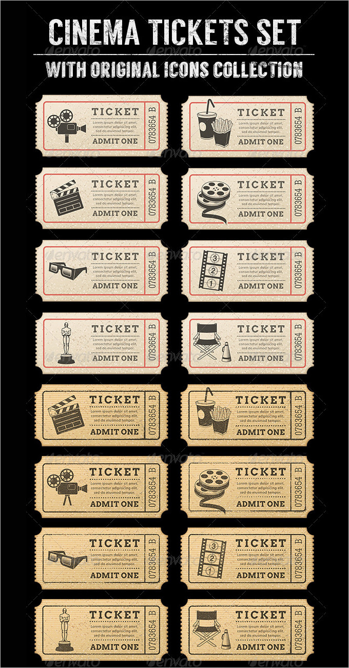 34 Movie Ticket Templates Psd Ai Word Free Premium Templates throughout dimensions 680 X 1299