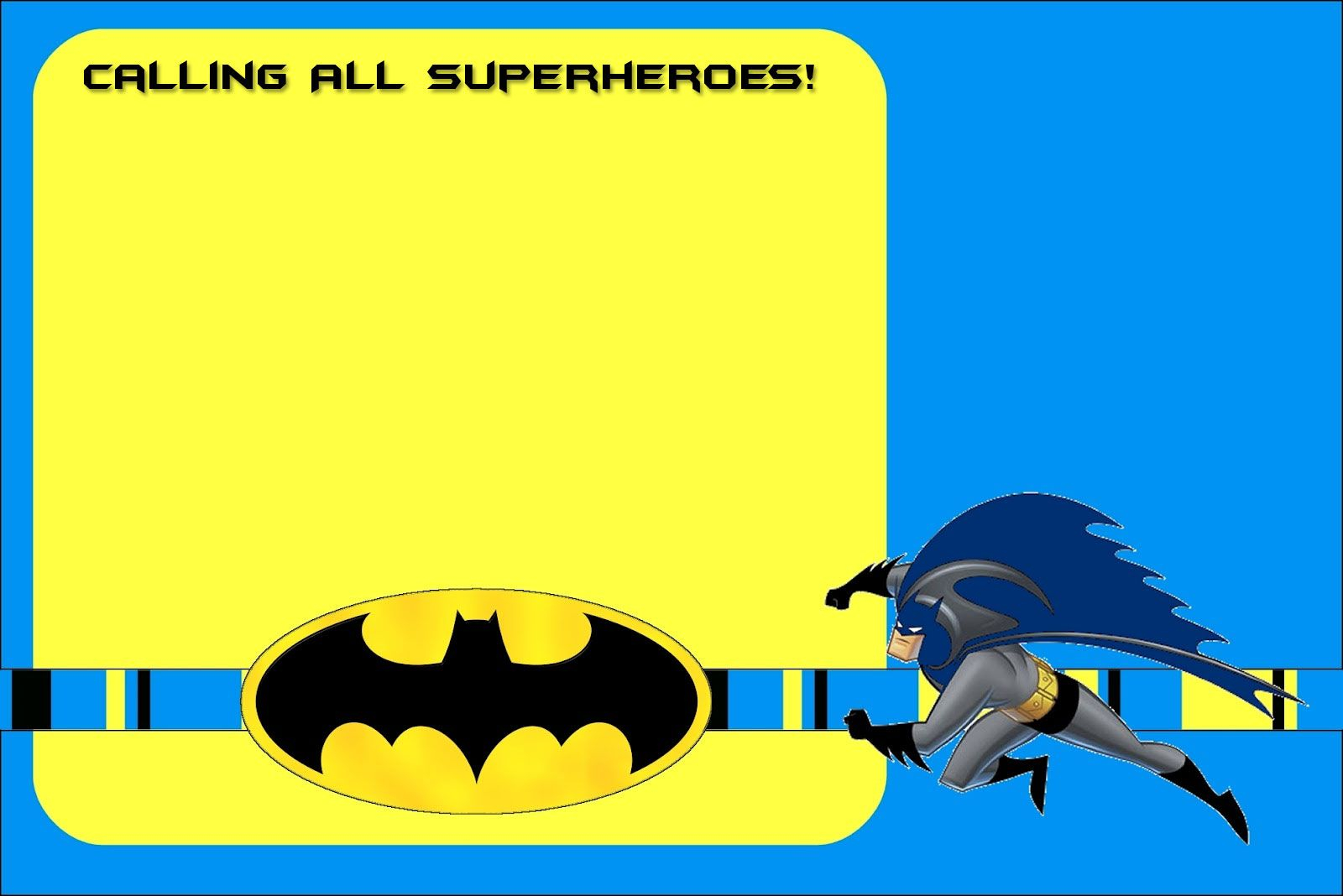 35 Special Batman Birthday Invitation Template Photos For Batman intended for sizing 1600 X 1068