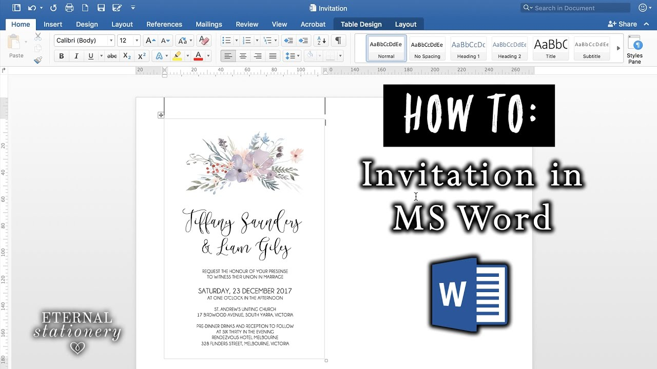 38 Create Your Own How To Make An Invitation Template Examples throughout proportions 1280 X 720