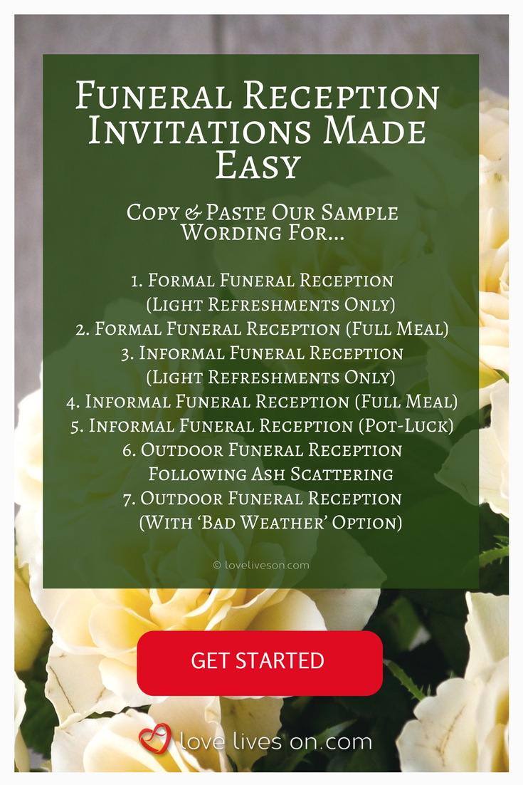 39 Best Funeral Reception Invitations Hmmmmmnnnn Reception pertaining to measurements 735 X 1102