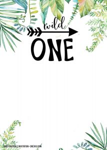 40 Create Amazing Wild One Birthday Invitation Template Photos With for sizing 1500 X 2100