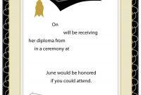 40 Free Graduation Invitation Templates Template Lab intended for dimensions 900 X 1165