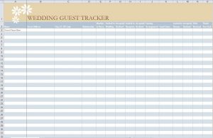 41 Free Guest List Templates Word Excel Pdf Formats pertaining to measurements 1222 X 790