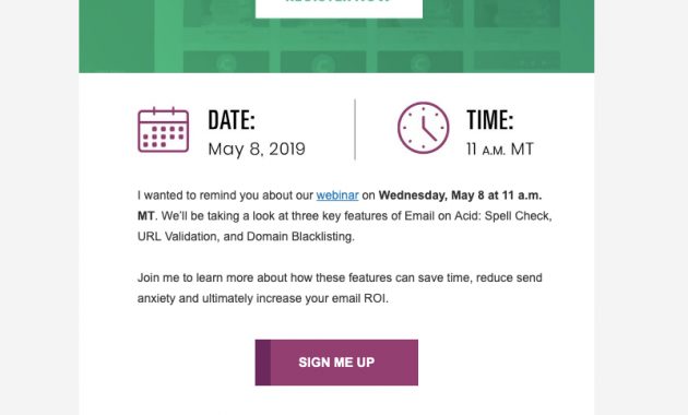 5 Design Tips For A Great Webinar Invitation Email Example From with regard to measurements 801 X 1264