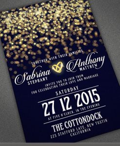 50 Stylish Wedding Invitation Templates pertaining to sizing 850 X 1032