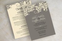 58 Special Wedding Invitation Template Victorian Very Best In Unique regarding size 1200 X 960