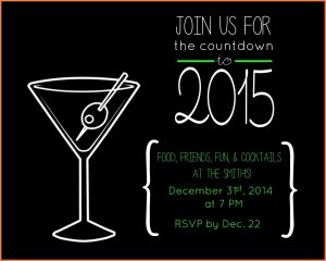 6 Free New Year Party Invitation Templates Andrew Gunsberg with regard to sizing 2312 X 1851