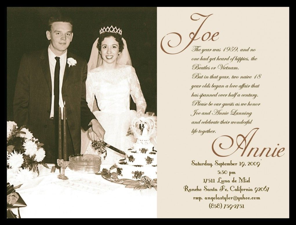 60th Anniversary Invitation Free Templates Google Search 60th pertaining to sizing 1021 X 776