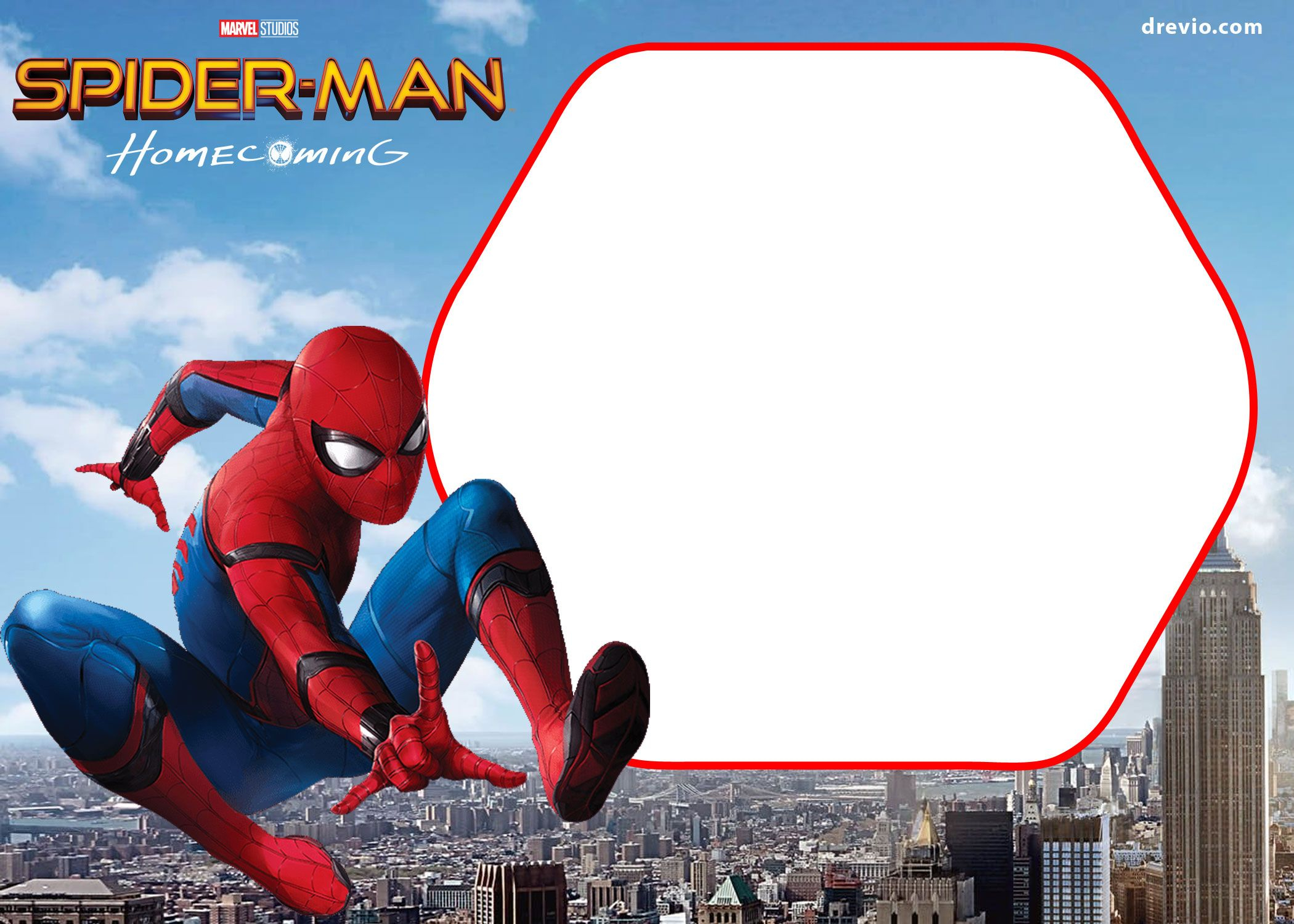 61 Create Amazing Spiderman Party Invitation Template Free Editable for size 2100 X 1500