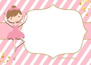 63 Create Amazing Ballerina Birthday Invitation Template Free with regard to proportions 2100 X 1500