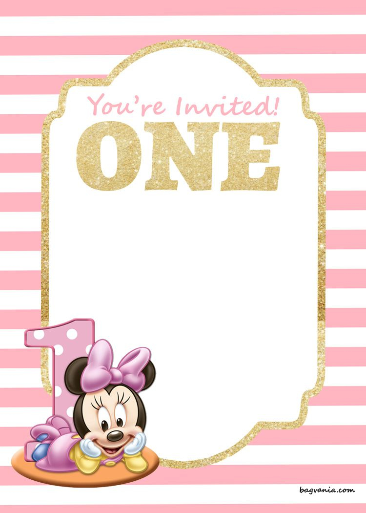 63 Create Amazing Blank 1st Birthday Invitation Template Favorite for sizing 750 X 1050