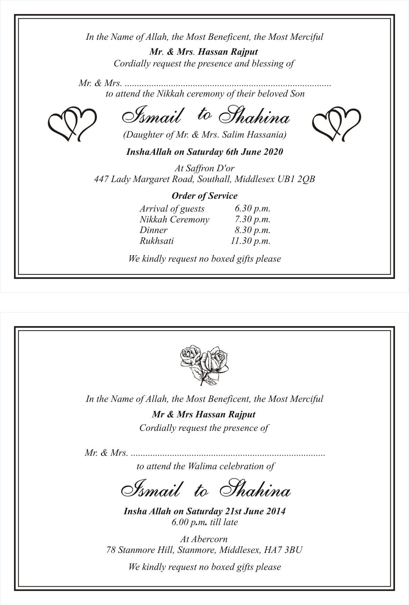 66 Special Wedding Card Invitation Text Pakistan Templates For intended for dimensions 1400 X 2067