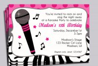 71 Customize Our Easy To Use Karaoke Party Invitation Template Photo within measurements 1500 X 1059