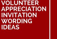 8 Volunteer Appreciation Invitation Wording Ideas School in size 735 X 1102