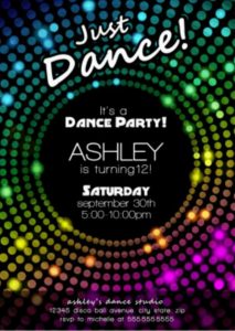 81 Find A Big Collection Of Disco Party Invitation Template Examples with regard to dimensions 1000 X 1409